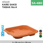HİSAR KARE SAKSI TABAK NO:4 (HKT4)