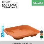 HİSAR KARE SAKSI TABAK NO:5 (HKT5)
