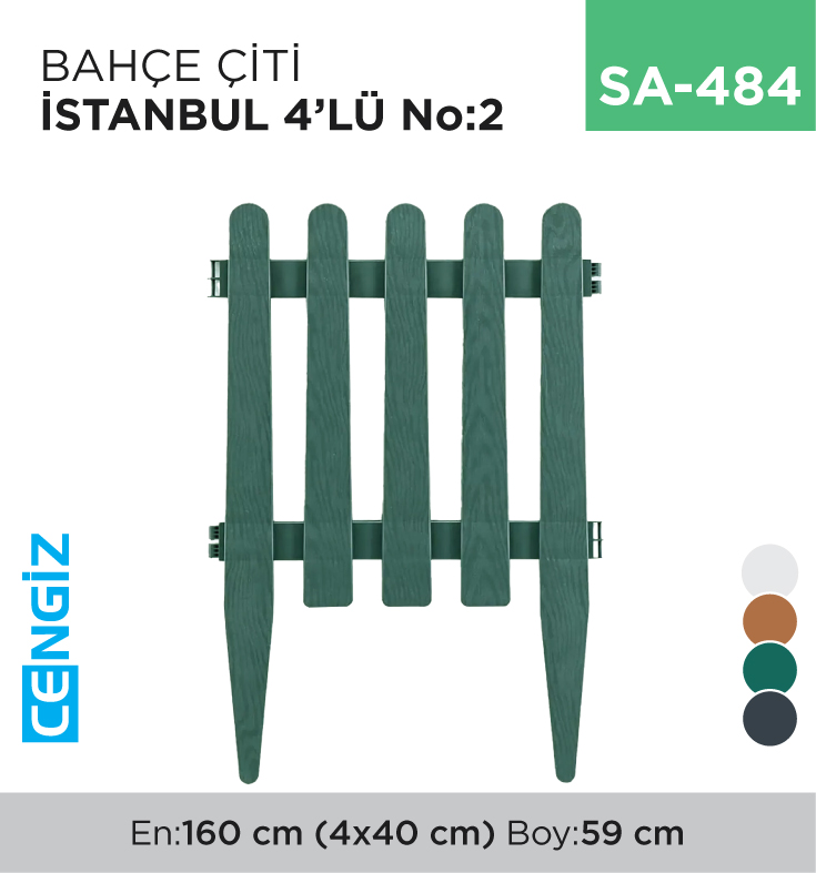 BAHÇE ÇİTİ İSTANBUL NO:2 4LÜ (İBÇ2)