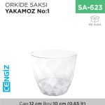 YAKAMOZ ORKİDE SAKSI NO :1 (0.65 LT) (KRS-461)