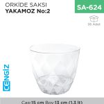 YAKAMOZ ORKİDE SAKSI NO :2 (1.30 LT) (KRS-462)
