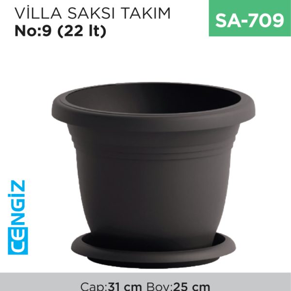 VİLLA SAKSI TAKIM NO:9  (22 LT) (V509)