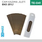 CAM KAZIMA JİLETİ EKO 25Lİ