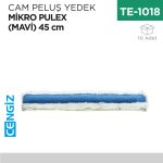 CAM PELUŞ YEDEK MİKRO PULEX (MAVİ) 45 CM (P096)