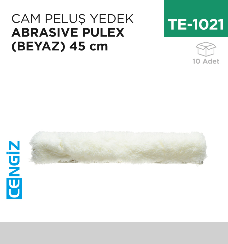 CAM PELUŞ YEDEK ABRASIVE PULEX(BEYAZ)45 CM(P098)