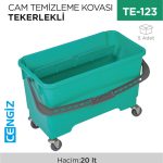 CAM TEMİZLEME KOVASI TEKERLEKLİ EKO (CK 066)