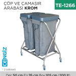 ÇÖP VE ÇAMAŞIR ARABASI KROM