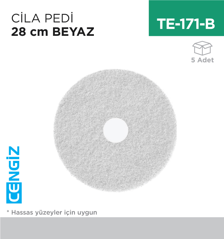 CİLA PEDİ 28 CM BEYAZ