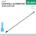 SAP UZATMALI ALÜMİNYUM 3 MT (1.5 +1.5)