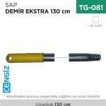 SAP DEMİR KENDİNDEN VİDALI 130 CM