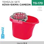 TEMİZLİK SETİ KOVA+SIKMA CAMEON (TP 665)