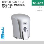 KÖPÜK SABUNLUK HAZNELİ M.GRİ 500 ML (F5C)