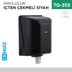 HAVLULUK İÇTEN ÇEKMELİ SİYAH (OG1B)