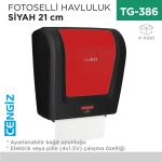 FOTOSELLİ HAVLULUK SİYAH 21 CM (F 047S)