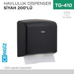 HAVLULUK DİSPENSER 200LÜ SİYAH (K2B)