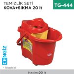 TEMİZLİK SETİ KOVA+SIKMA 20 LT (UP610)