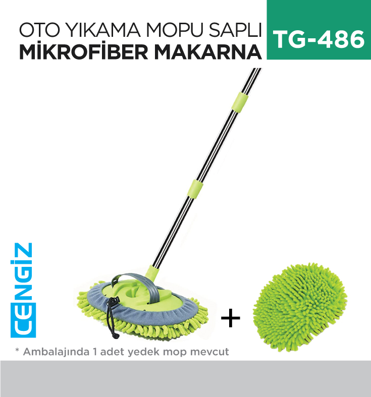 OTO YIKAMA MOPU SAPLI MİKROFİBER MAKARNA (360)