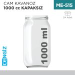CAM KAVANOZ 1000 CC KAPAKSIZ