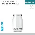 CAM KAVANOZ 370 CC KAPAKSIZ