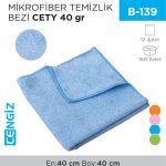 MİKROFİBER TEMİZLİK BEZİ CETY 40 GR (RND 10)