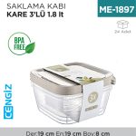 SAKLAMA KABI KARE 3LÜ 1.8 LT (E-773)