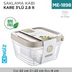 SAKLAMA KABI KARE 3LÜ 2.8 LT (E-774)