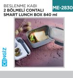 BESLENME KABI 2 BÖLMELİ CONTALI SMART LUNCH BOX 840 ML (D-523)