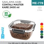 SAKLAMA KABI CONTALI MASTER KARE 2400 ML(30805)