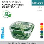 SAKLAMA KABI CONTALI MASTER KARE 1500 ML.(30804)