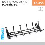 KAPI ARKASI ASKISI PLASTİK 6LI