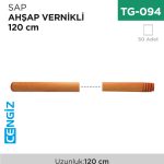 SAP AHŞAP 23 MM VERNİKLİ 120 CM