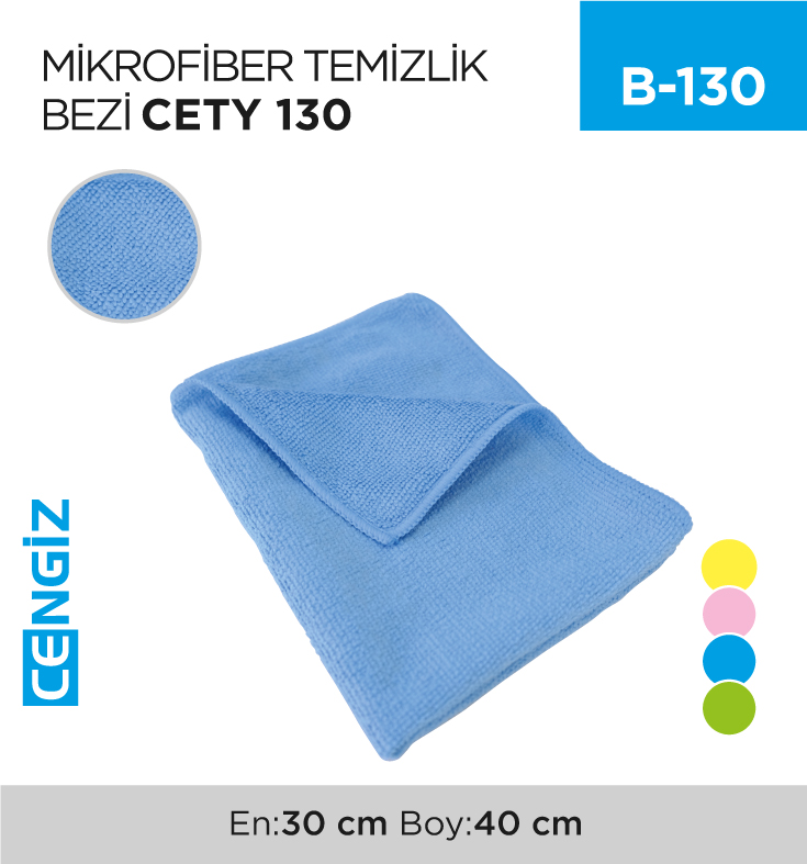 +MİKROFİBER TEMİZLİK BEZİ 130 +MİKROFİBER TEMİZLİK BEZİ 130