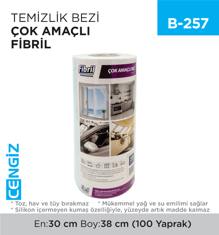 +TEMİZLİK BEZİ ÇOK AMAÇLI FİBRİL +TEMİZLİK BEZİ ÇOK AMAÇLI FİBRİL