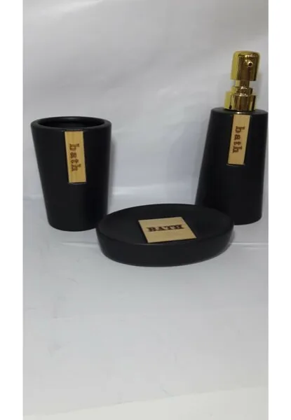 +BANYO SETİ 3LÜ BAMBU(8729-8727)(8731)