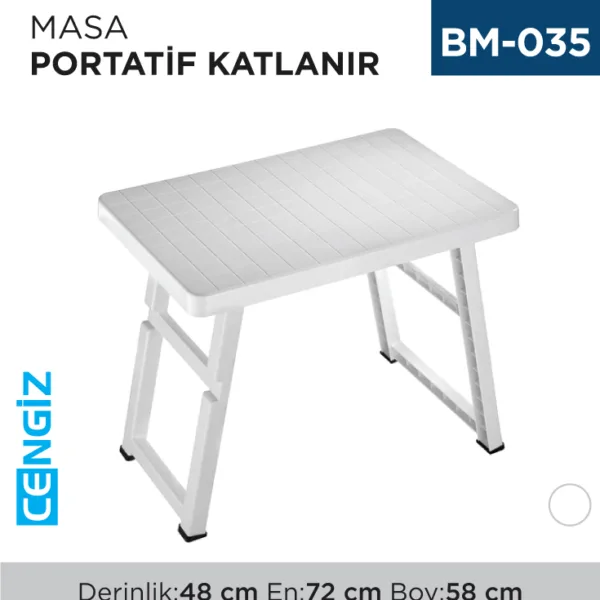 PORTATİF KATLANIR MASA