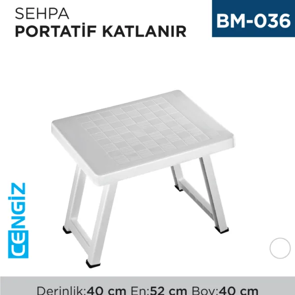 PORTATİF KATLANIR SEHPA