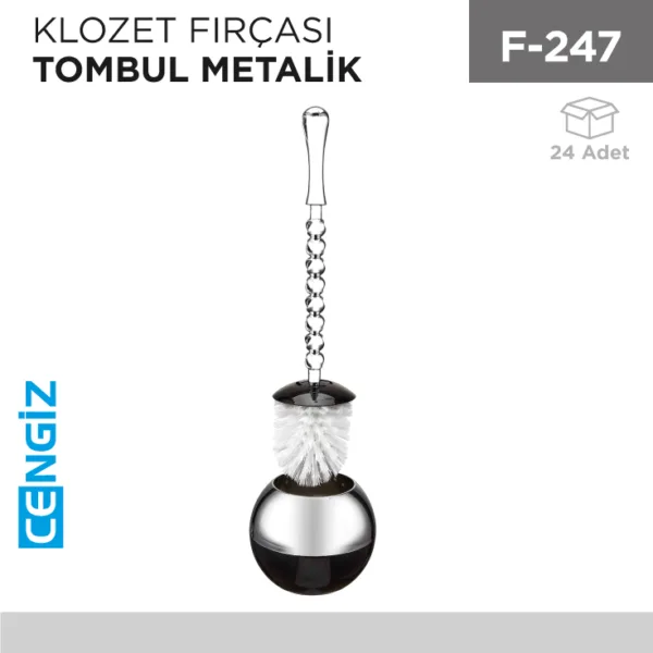 +KLOZET FIRÇASI TOMBUL METALİZE (F110)