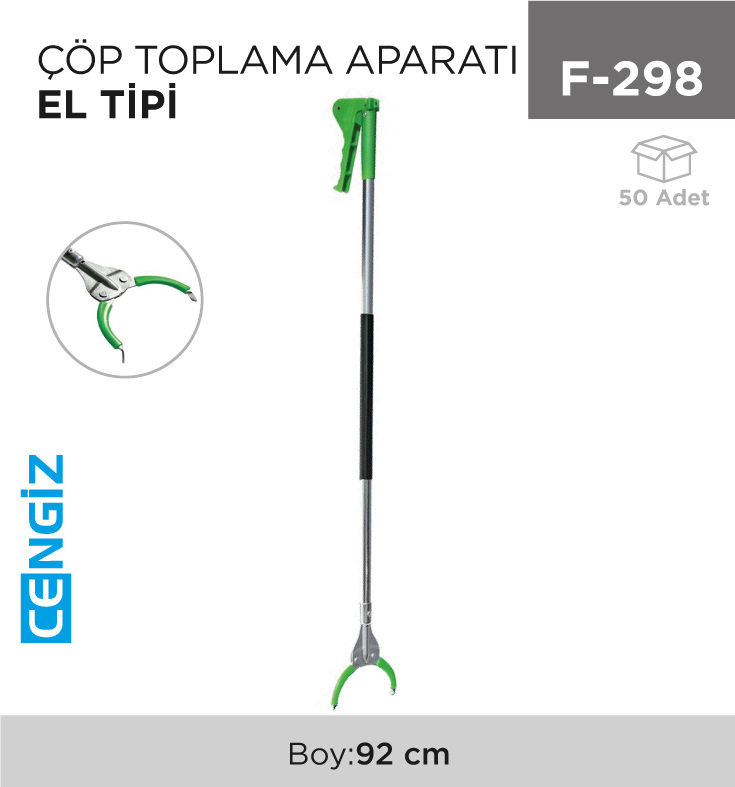 +ÇÖP TOPLAMA APARATI EL TİPİ YENGEÇ (007)