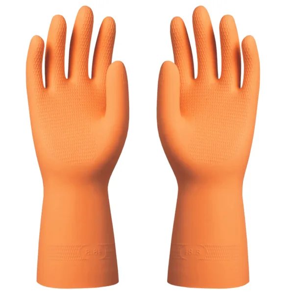 ASİT ELDİVENİ TURUNCU (EN374:KNO)