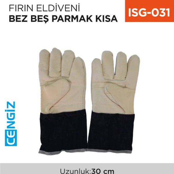 +FIRIN ELDİVENİ BEZ BEŞ PARMAK KISA