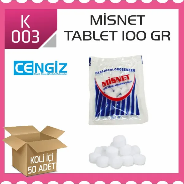 PİSUVAR TABLET MİSNET 100 GR