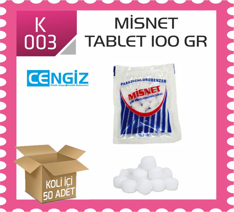 PİSUVAR TABLET MİSNET 100 GR PİSUVAR TABLET MİSNET 100 GR
