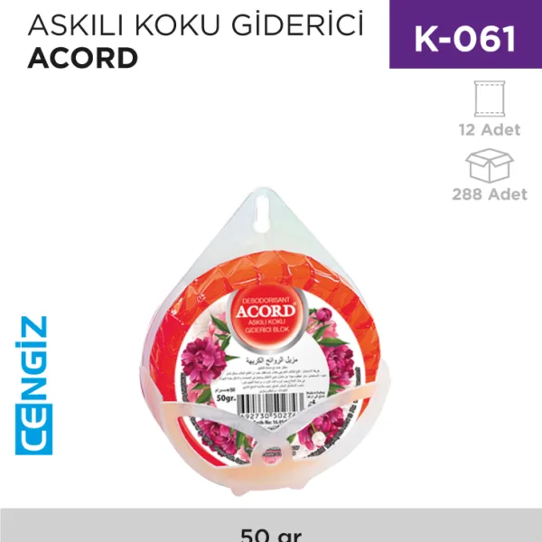 +ASKILI KOKU GİDERİCİ ACORD (605)