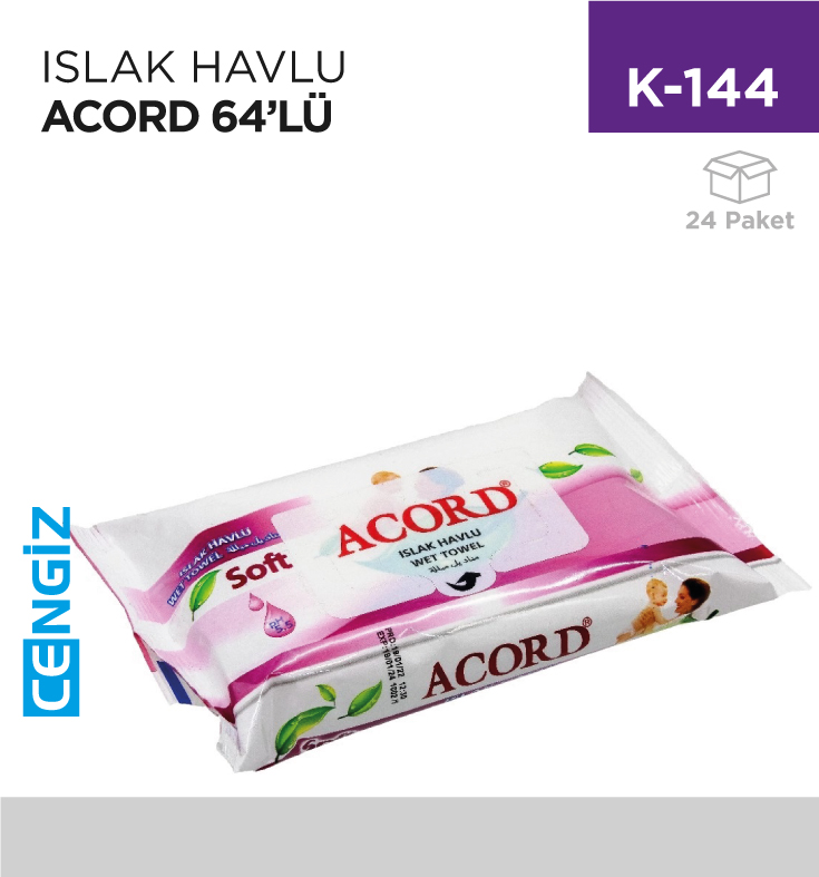 ISLAK HAVLU ACORD 64LÜ ISLAK HAVLU ACORD 64LÜ