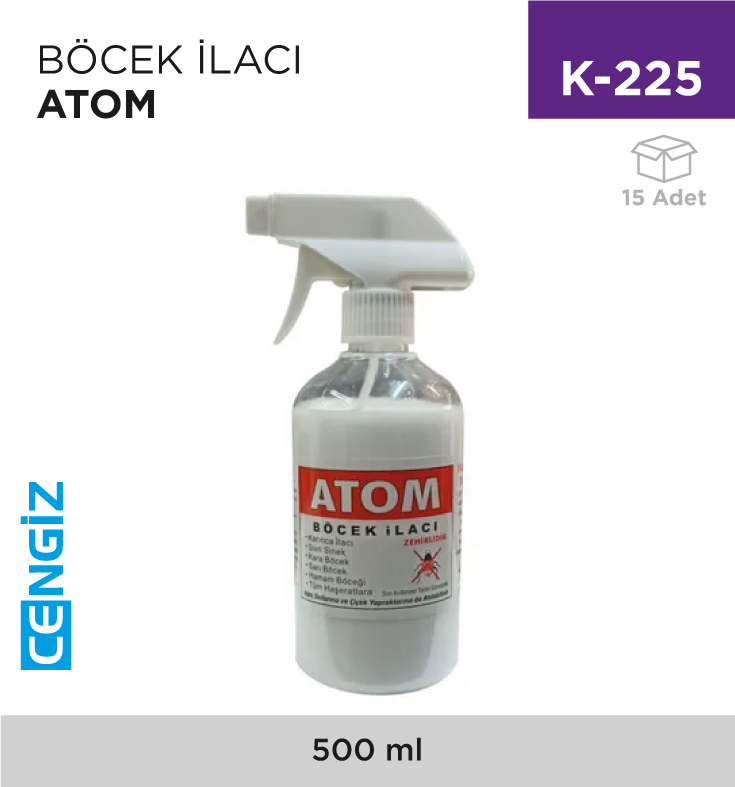 ATOM BÖCEK İLACI ATOM BÖCEK İLACI