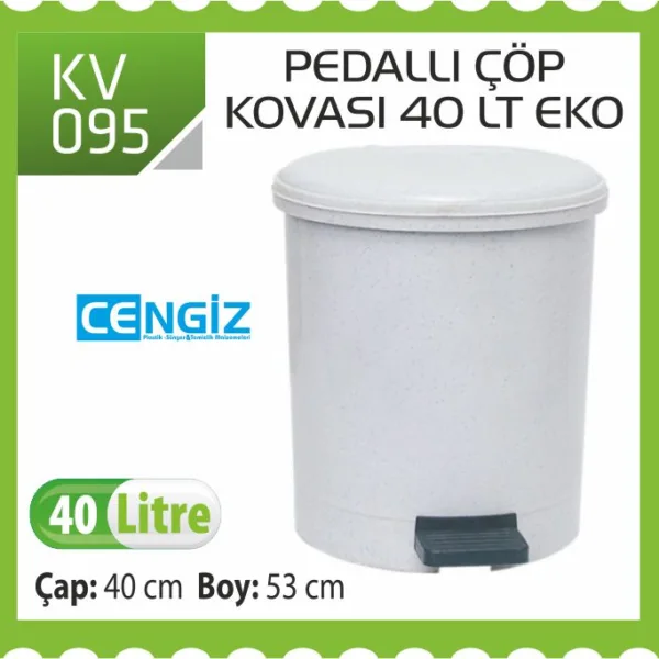 PEDALLI ÇÖP KOVASI 40 LT EKO (4220)
