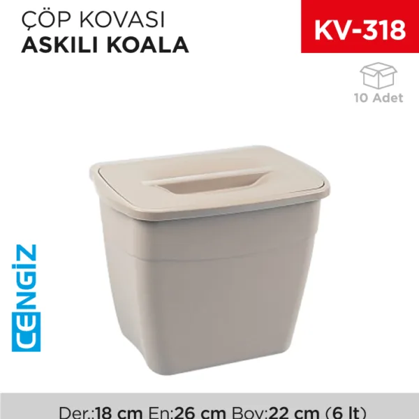 +ASKILI ÇÖP KOVASI KOALA(UP500)