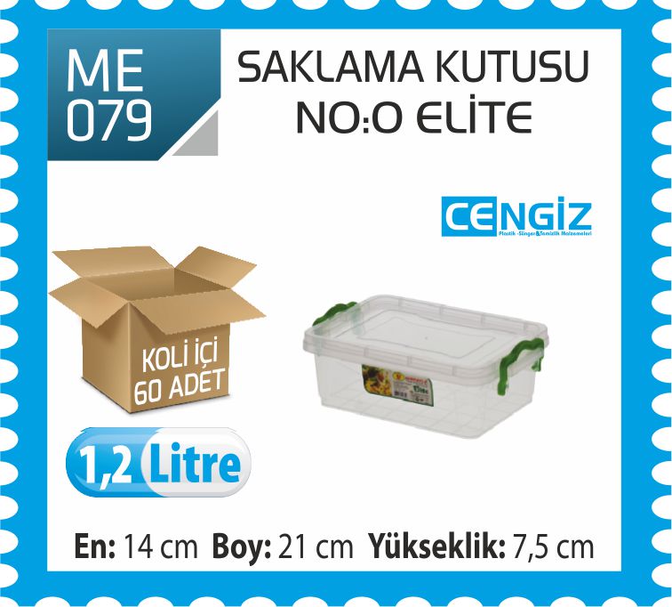 SAKLAMA KUTUSU NO:0 ELİTE 1 SAKLAMA KUTUSU NO:0 ELİTE 1