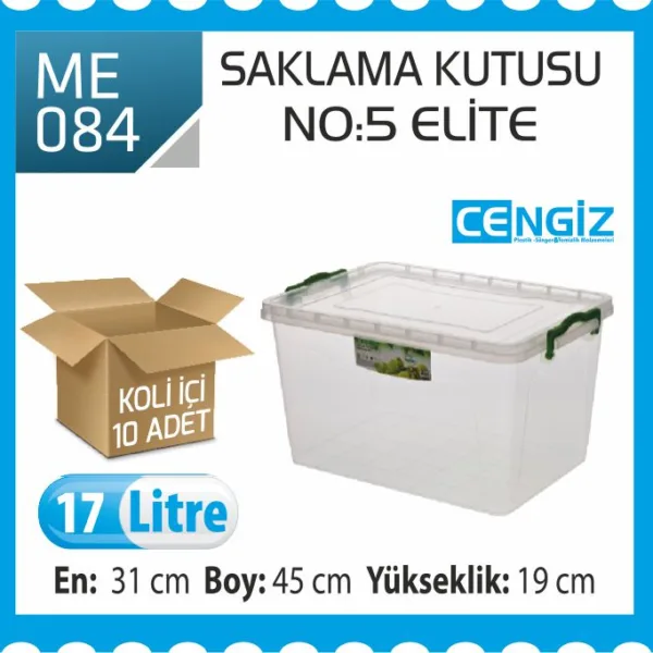 SAKLAMA KUTUSU NO:5 ELİTE 17 LT (2690)