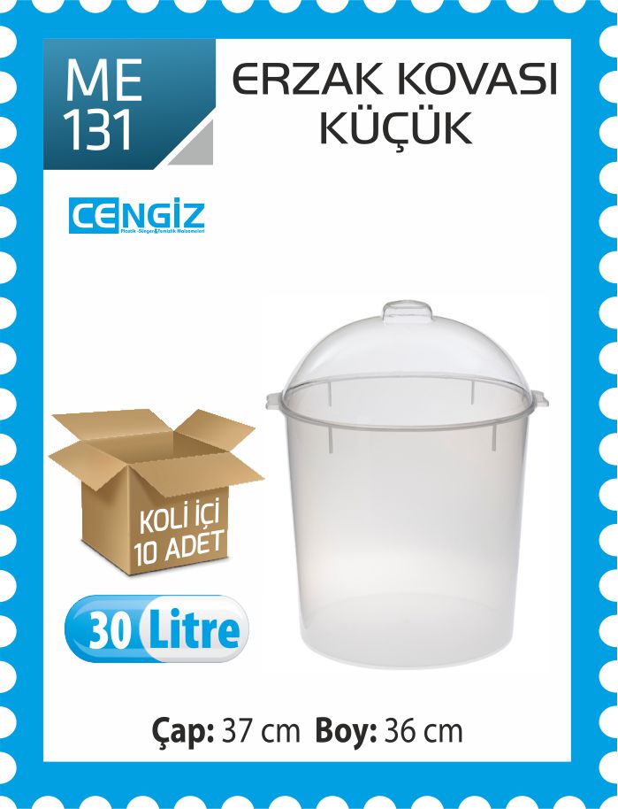 +ERZAK KOVASI 30 LT (3350) +ERZAK KOVASI 30 LT (3350)